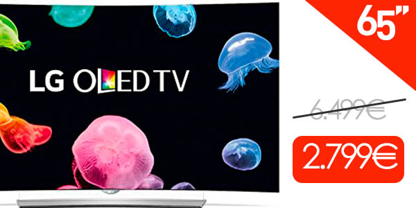 BLACK AMAZON! Bajada desde los 6500 Euros esta LG OLED 65" 4K UHD 3D Smart TV por 2799 euros (Oferta Cupon Descuento) BLACK AMAZON! Bajada desde los 6500 Euros esta LG OLED 65" 4K UHD 3D Smart TV por 2799 euros (Oferta Cupon Descuento)