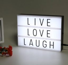 OFERTA AMAZON! Letrero luminoso con letras a 7,9€