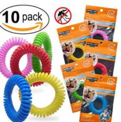SUPER CHOLLO! Pack 10 brazaletes antimosquitos por 4€