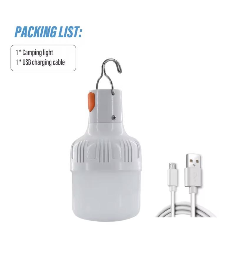 Bombilla LED recargable