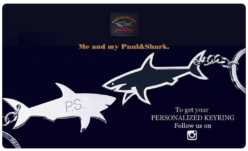 GRATIS! Llavero Paul Shark Personalizado con tus iniciales