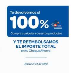 PROMO LOCA! Devolución del 100% en Carrefour
