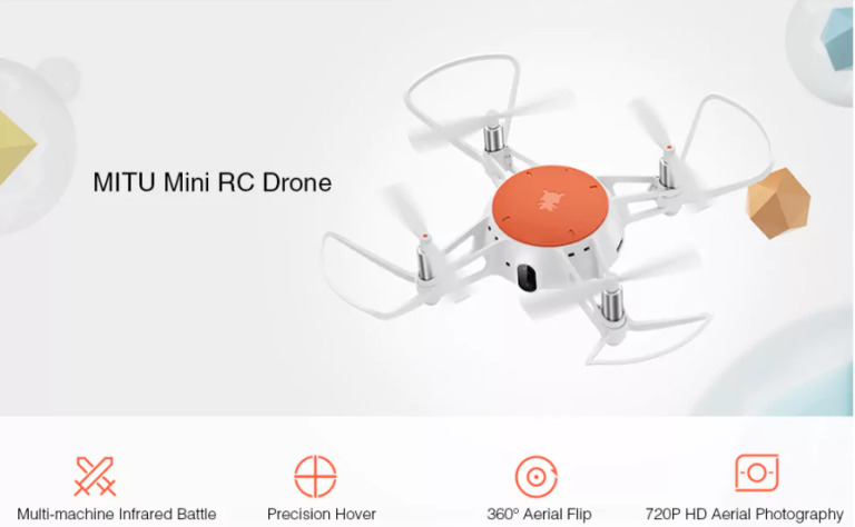 CHOLLO! Drone Xiaomi MITU WIFI FPV por 56€ con 2 años garantía 🇪🇸
