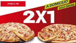 2×1 Telepizza a domicilio desde la Web