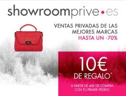 Descuentazo! 70% de descuento + 10€ GRATIS en Showroomprive