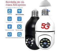 Chollito! Bombilla Camara 1080p 5G Wifi por 6,3€