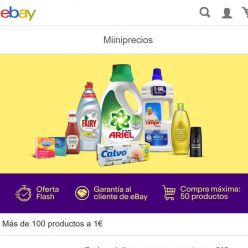 Miniprecio! Mas de 100 productos en el Supermercado de Ebay desde 1€