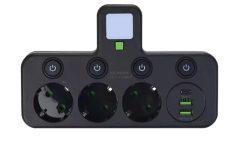 OFERTAZA! Enchufe de pared múltiple con luz LED a 5,9€