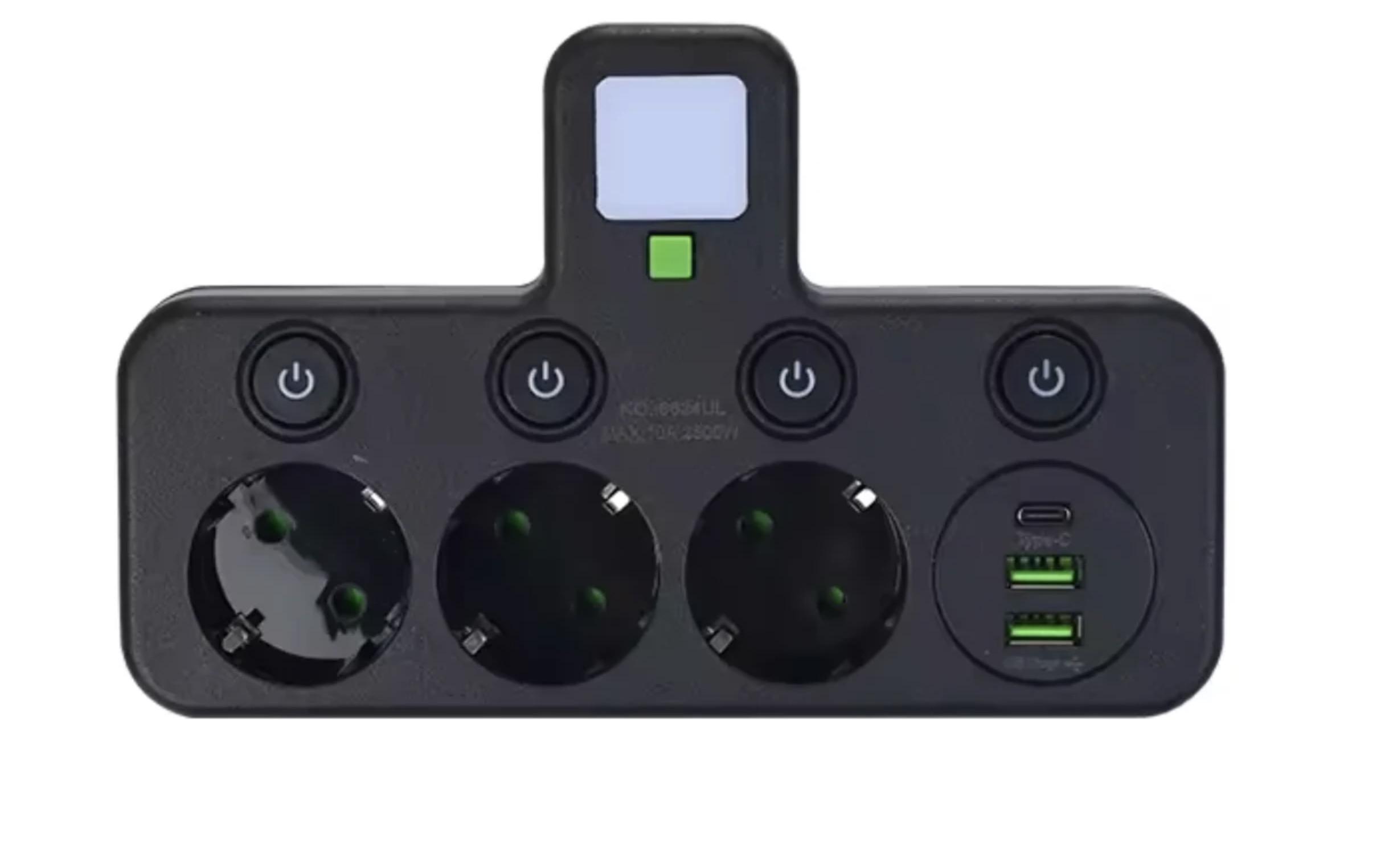 Enchufe de pared múltiple