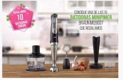 Gratis 10 batidoras Minipimer Braun MQ9037