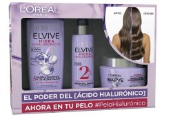 PRECIAZO AMAZON! Pack Champú+Mascarilla+ Serum rellenador L’Oréal Paris Hidra Hialurónico a 9,9€