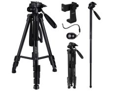 OFERTA AMAZON! Trípode Cámara 2 en 1 Andoer a 20,9€