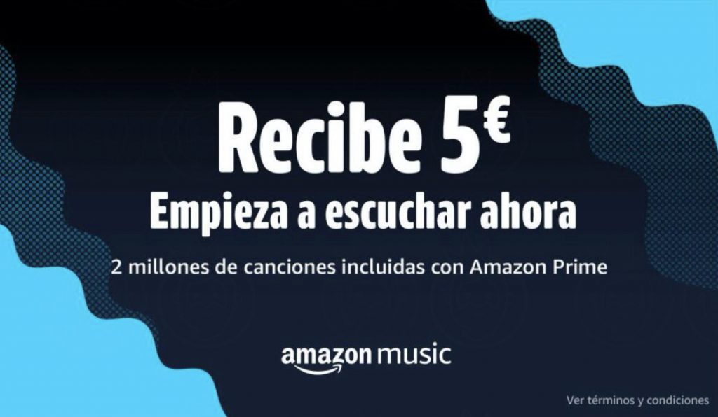 CHOLLAZO AMAZON! 5€ GRATIS en cupon de Amazon por por probar Amazon Music