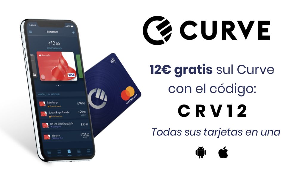 DINERO GRATIS! 12€ GRATIS con Curve por la cara