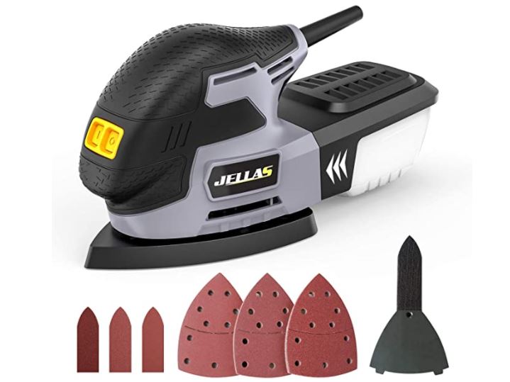 OFERTA AMAZON! Lijadora Electrica JELLAS 220W a 21€