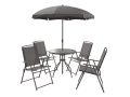 CHOLLO! Set Mesa con 4 sillas y sombrilla a 119,9€