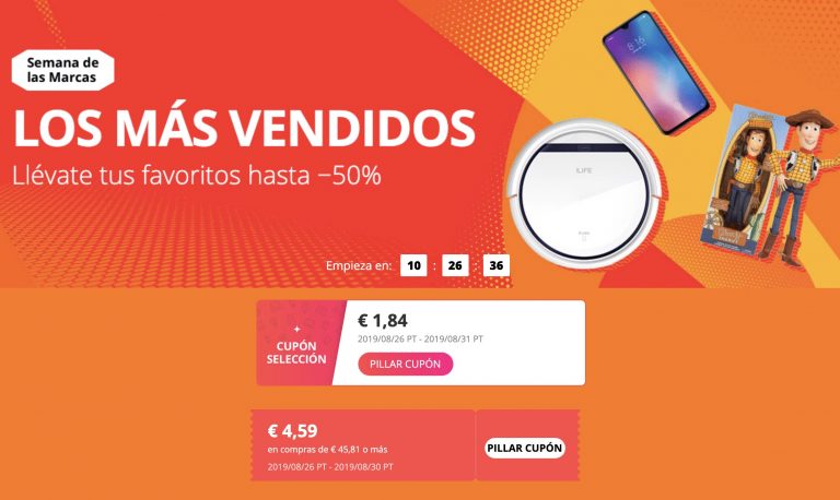 Mega Ofertas Semana de las marcas Aliexpress