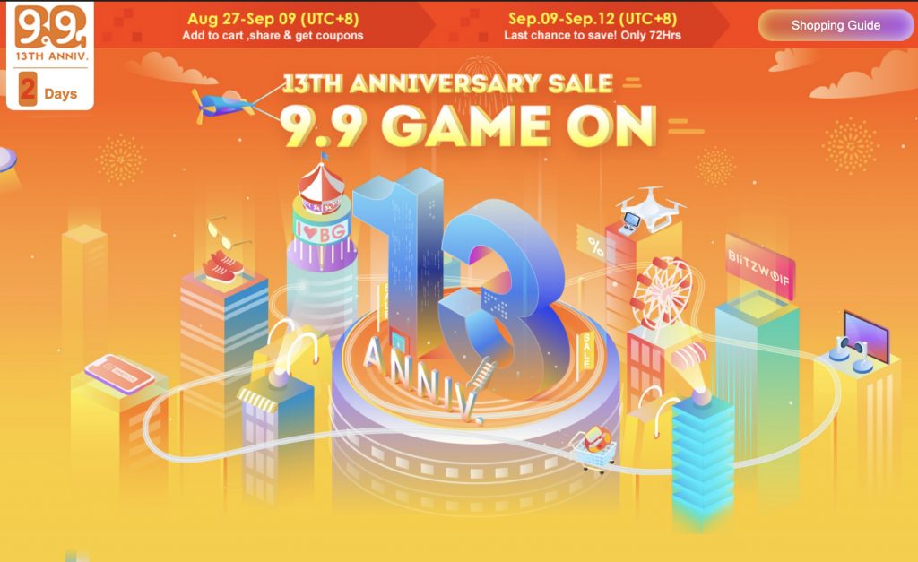 Las mejores ofertas del 13 aniversario Banggood