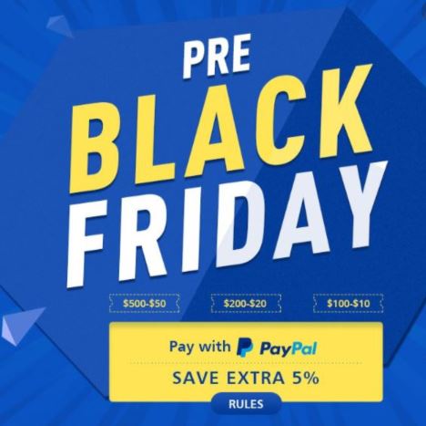 PRE Black Friday Geekbuying: Hasta un 15% de descuento al pagar con PayPal