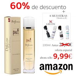 CHOLLO AMAZON! 60% DTO en Fragancias Perfumia p&f de imitación las mejores marcas + 4 Muestras a 9,9€