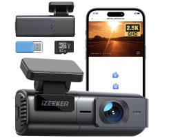 OFERTA AMAZON! Dashcam iZEEKER 2.5K + Tarjeta 32GB a 29,9€