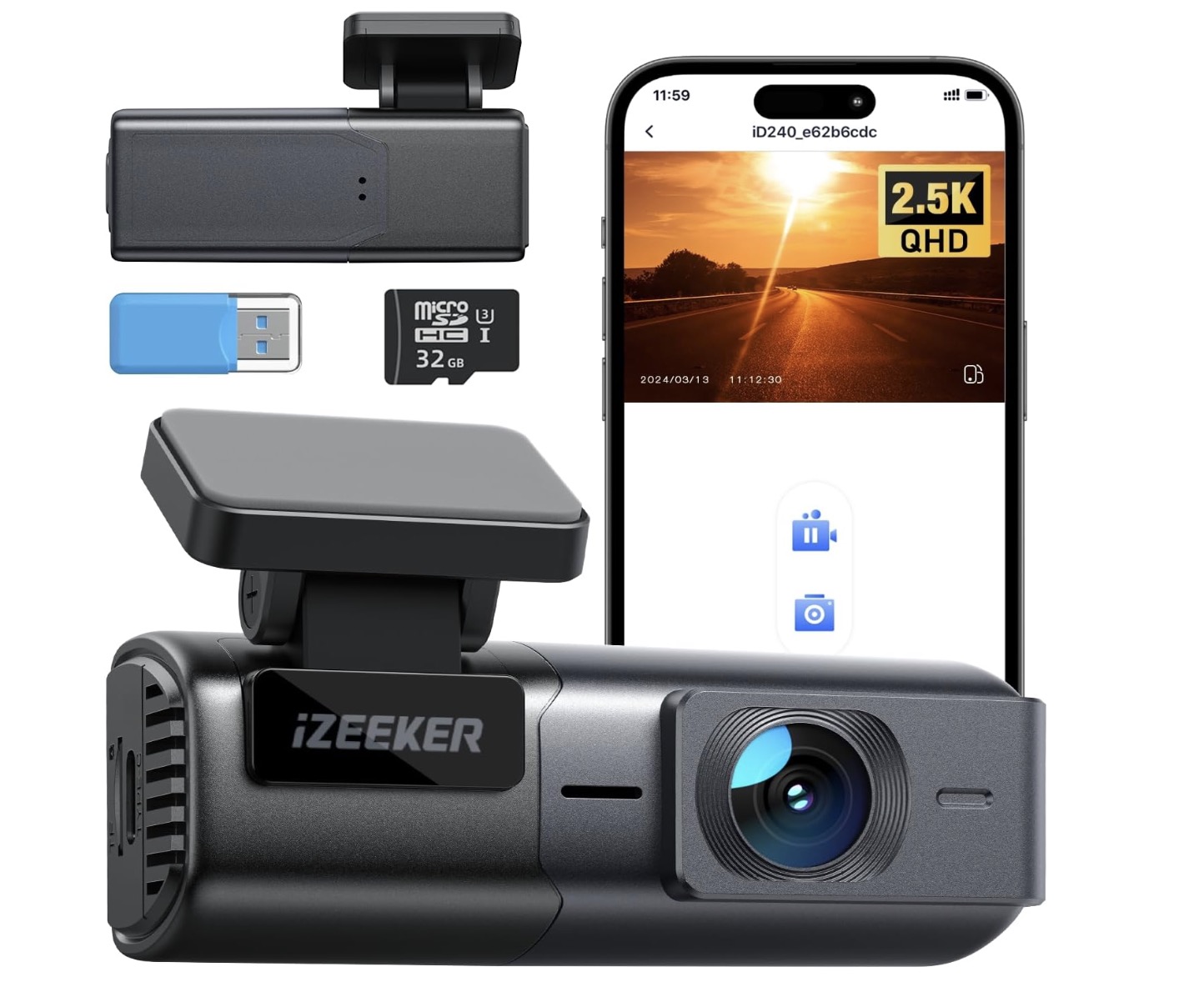 Dashcam iZEEKER 2.5K