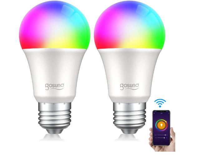 OFERTA AMAZON! 2 Bombillas LED RGB+W WIFI compatibles con Alexa y Google a 9,9€