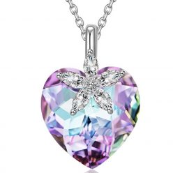 OFERTITA AMAZON! Collar de Mujer Cristal de Aurora Boreal de Swarovski a 10,9€