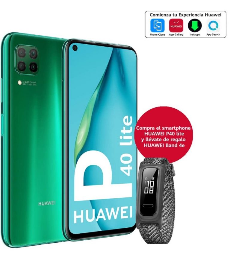 REBAJA Amazon! Huawei P40 Lite 6/128GB + Huawei Band 4e a 189€