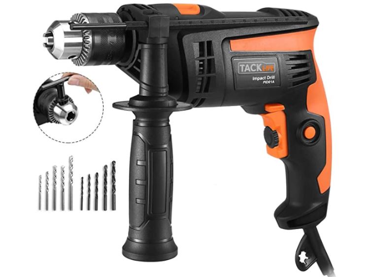 OFERTA AMAZON! Taladro Percutor Tacklife 710W a 31,9€