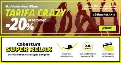 Solo Hoy y Mañana! Tarifa Crazy en Goldcar -20% en alquiler de coche + 15% en cobertura y conductor adicional GRATIS