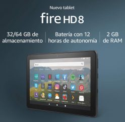 Tablet Fire HD 8 y Version HD 10 al mejor precio desde Amaozn