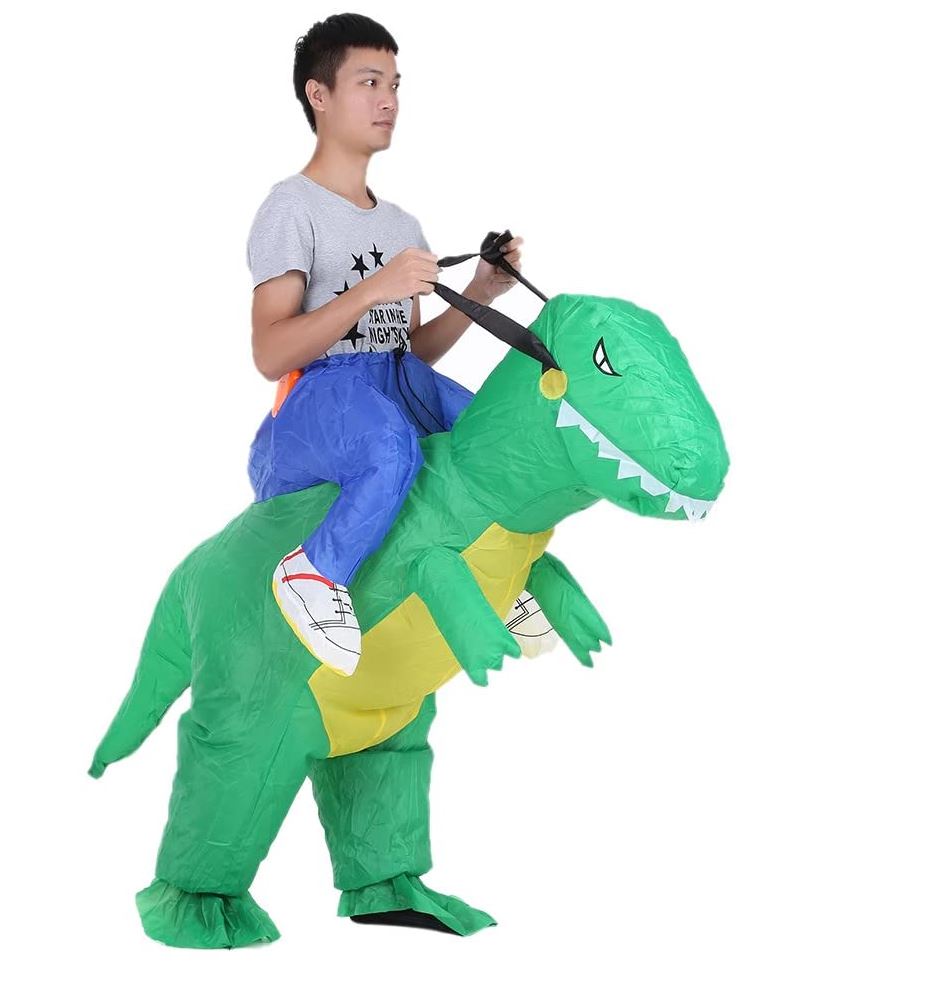 Disfraz dinosaurio inflable
