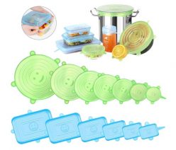 OFERTA AMAZON! 13x Tapas de Silicona Elasticas Reutilizables a 5,4€