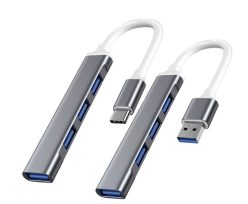 CHOLLITO! Hub USB 3.0 o Type C 4 en 1 a 1,5€
