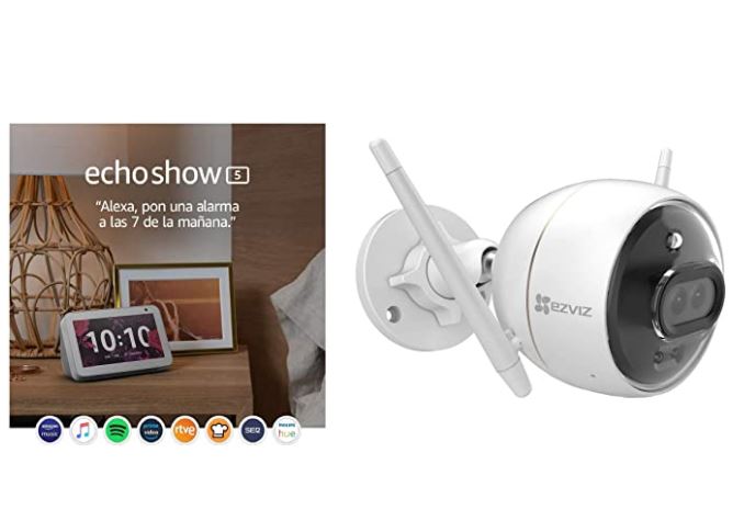 PRECIAZO PACK AMAZON! Camara de Seguridad EZVIZ C3X 1080P + Echo Show 5 a 164,9€