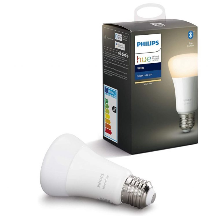 OFERTA RECONDICIONADO! Bombilla inteligente Philips Hue LED E27 a 6€