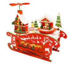 OFERTA AMAZON! Casa de madera Navideña a 25,9€