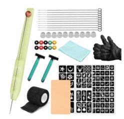 OFERTITA! Kit de tatuaje de mano con caja de tinta a 10€