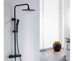 OFERTA AMAZON! Conjunto ducha negro termostatico a 115€