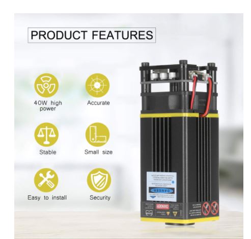 OFERTITA! Kit de modulo laser Metal 40W a 164€