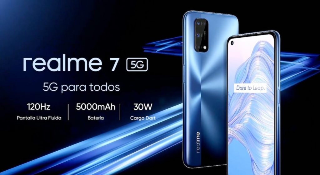 CHOLLO desde España! Realme 7 5G: pantalla 120 Hz, 4 cámaras y gran batería a 182€