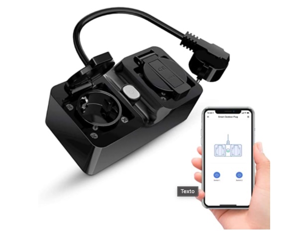 Preciazo Amazon! Enchufe WiFi doble ALEXA y GOOGLE a 14,9€