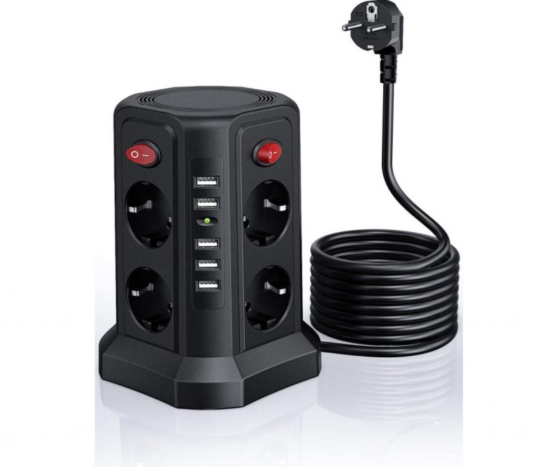 CUPON AMAZON! Regleta con 8 enchufes y 5 USB a 25,9€
