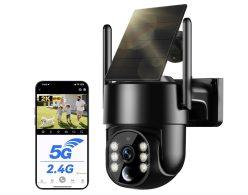 OFERTA AMAZON! Cámara Vigilancia Solar Exterior 2K 360° WiFi 5G a 27,9€