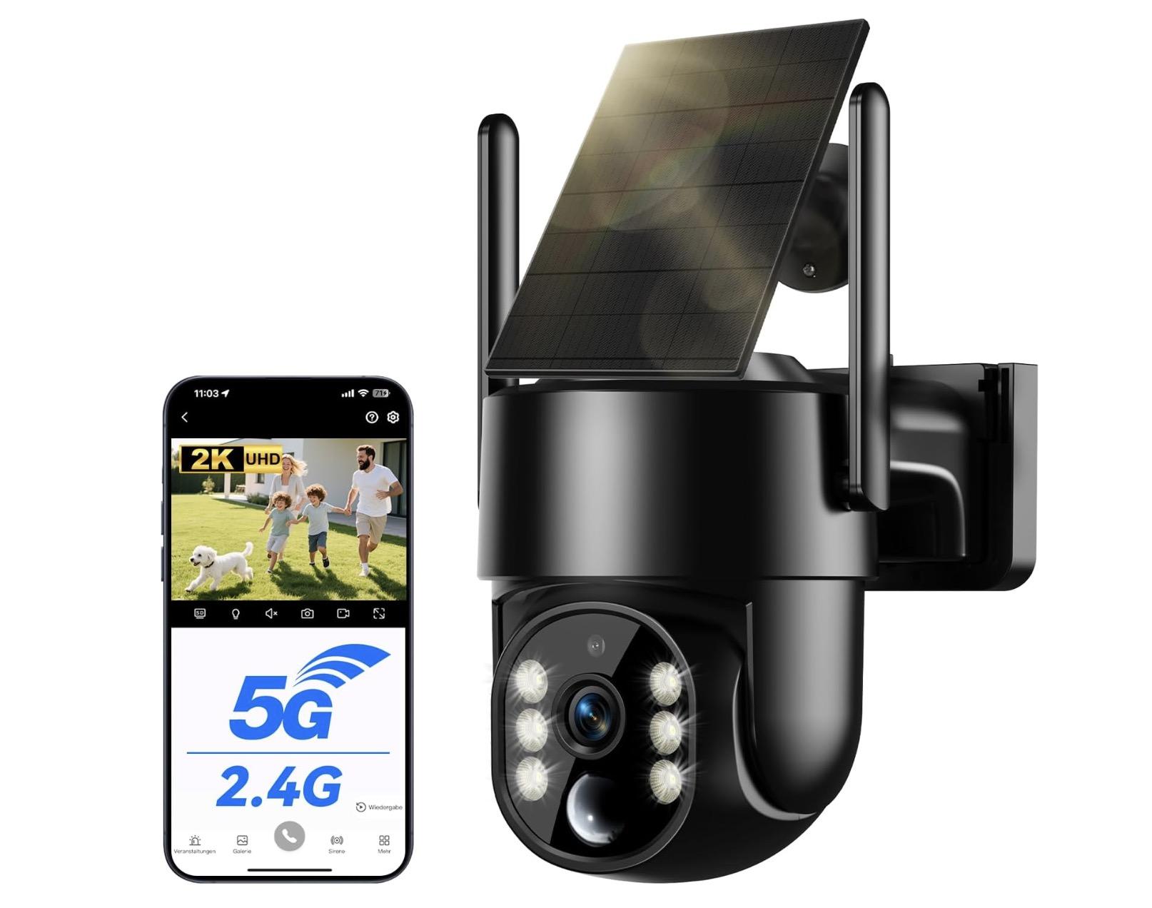 Cámara Vigilancia Solar Exterior