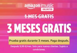 Vuelve 3 Meses Amazon Music unlimited GRATIS