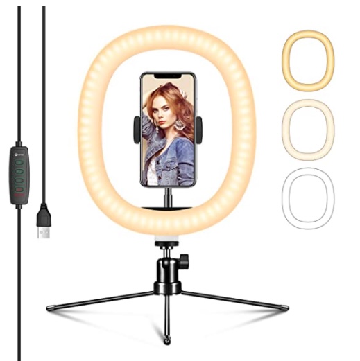 PRECIAZO AMAZON! Anillo 10″ LED + Tripode a 4,9€