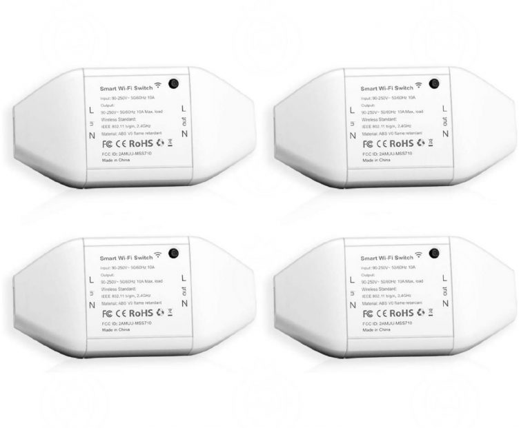 Mega Pack AMAZON! 4 x Interruptor inteligente WIFI compatible con Alexa y Google Home a 17,6€