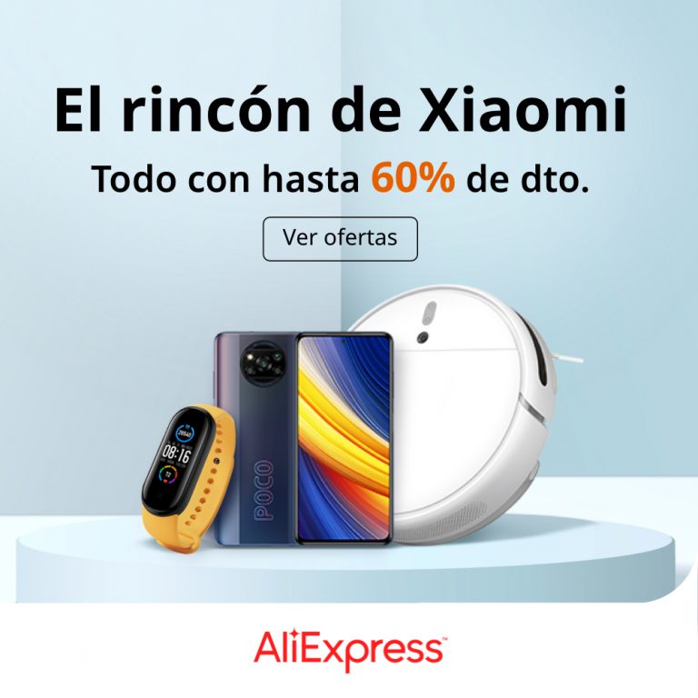 El Rincón de Xiaomi Aliexpress – Todo con hasta un 60% dto (Actualizado)